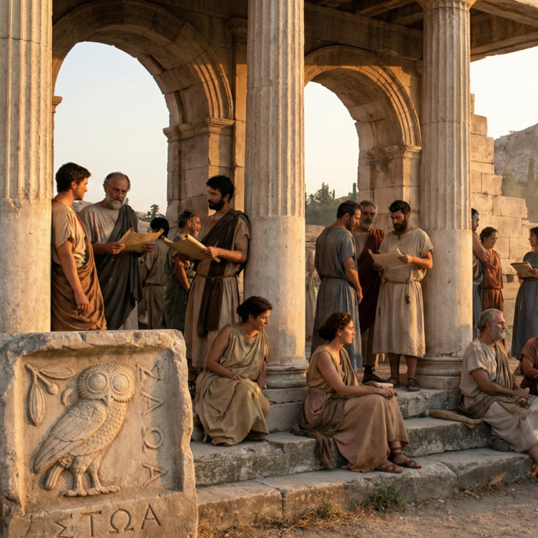 Glück durch Tugend, Vernunft und ein Leben im Einklang