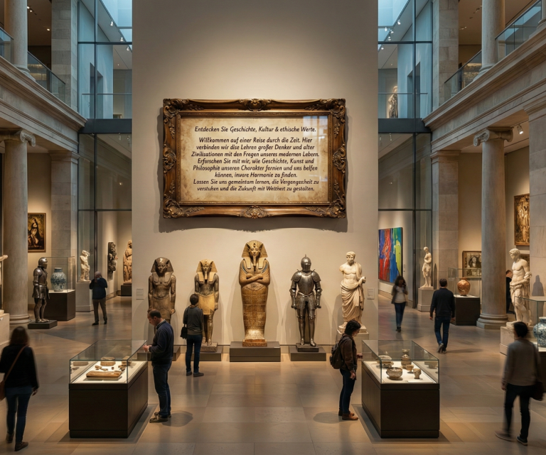 Persönliche Entwicklung, ein Weg zur Tugend. Entdecken Sie Geschichte, Kultur & Ethische Werte.